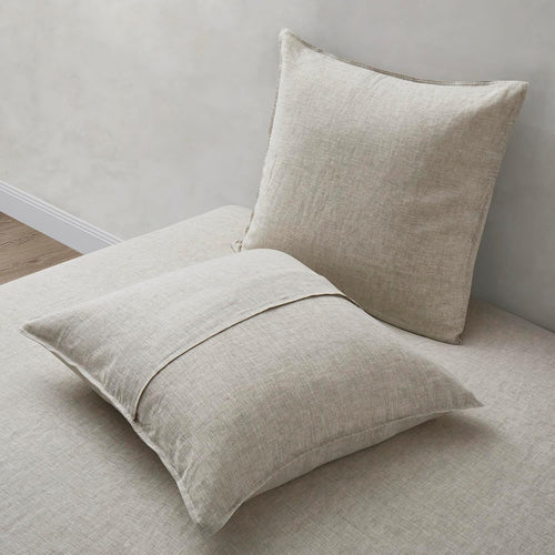100% Linen Euro Pillowcases Set of 2