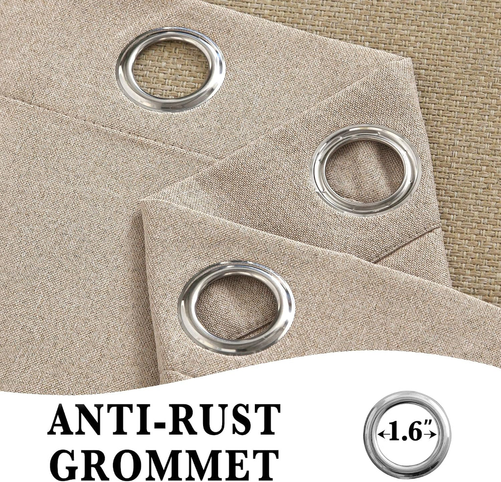 Mocha Blackout Grommet Curtain 1 Panel