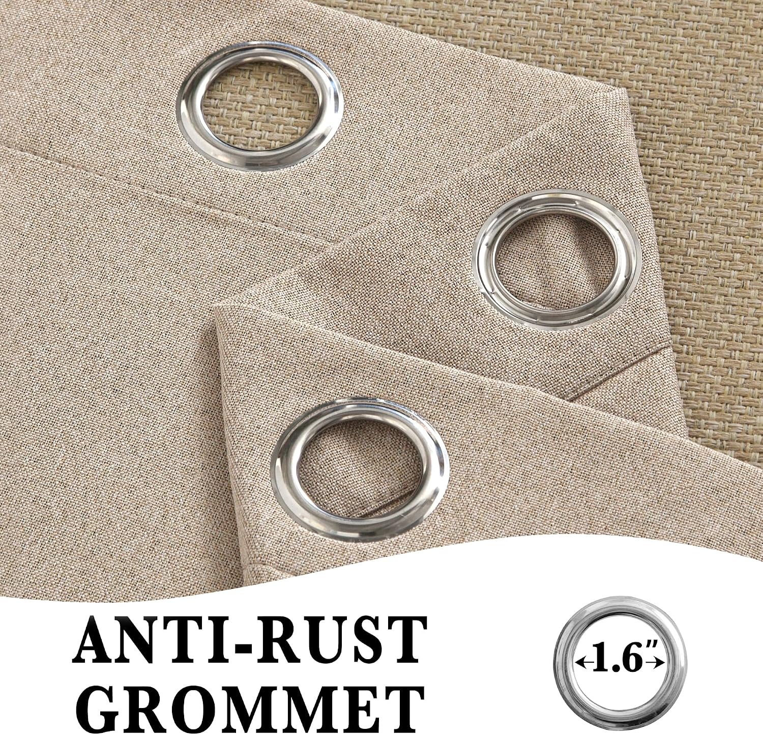 Mocha Blackout Grommet Curtain 1 Panel